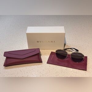 Bulgari Purple Sunglasses